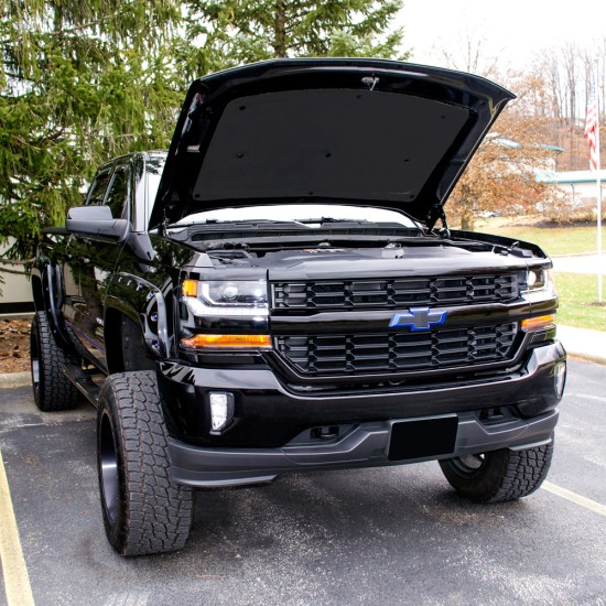 Chevrolet Silverado 1500 Painted Functional Ram Air Hood 2016 - 2018 / RAHSIL16 (RAHSIL16) by www.Sportwing.com