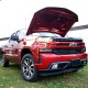  Chevrolet Silverado 1500 Painted Functional Ram Air Hood 2019 - 2024 / RAHSIL19 | Sportwing