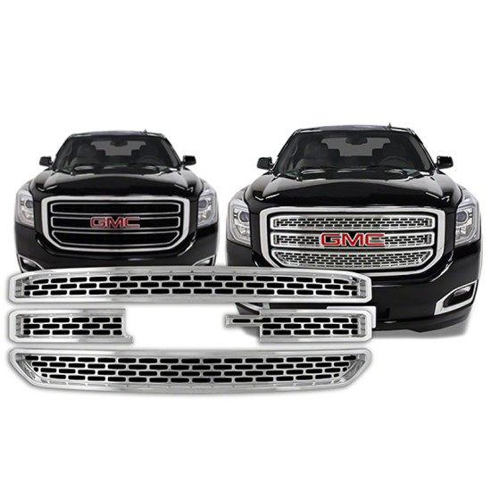 GMC Yukon SLT Chrome Grille Overlay 2015 - 2020 / IWCGI/129 GMC Yukon SLT Chrome Grille Overlay 2015 - 2020 / IWCGI/129