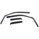 Chevrolet Silverado 3500 HD Extended Cab In-Channel Window Visors 2015 - 2019 / 571671 Chevrolet Silverado 3500 HD Extended Cab In-Channel Window Visors 2015 - 2019 / 571671