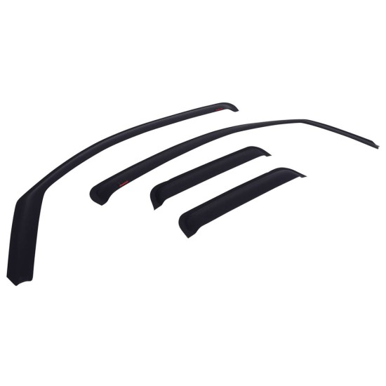 Chevrolet Silverado 3500 HD Crew Cab In-Channel Window Visors 2007 - 2014 / 571705 Chevrolet Silverado 3500 HD Crew Cab In-Channel Window Visors 2007 - 2014 / 571705