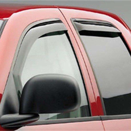 Dodge Ram 3500 Crew Cab In-Channel Window Visors 2003 - 2009 / 572451 Dodge Ram 3500 Crew Cab In-Channel Window Visors 2003 - 2009 / 572451