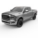 Dodge Ram 3500 Crew Cab In-Channel Window Visors 2019 - 2022 / 572861 Dodge Ram 3500 Crew Cab In-Channel Window Visors 2019 - 2022 / 572861