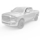 Dodge Ram 3500 Crew Cab In-Channel Window Visors 2019 - 2022 / 572861 Dodge Ram 3500 Crew Cab In-Channel Window Visors 2019 - 2022 / 572861