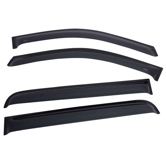 Chevrolet Silverado 3500 HD Extended Cab Tape-On Window Visors 2015 - 2019 / 641671 Chevrolet Silverado 3500 HD Extended Cab Tape-On Window Visors 2015 - 2019 / 641671