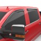 Chevrolet Silverado 3500 HD Crew Cab Tape-On Window Visors 2015 - 2019 / 641771 Chevrolet Silverado 3500 HD Crew Cab Tape-On Window Visors 2015 - 2019 / 641771