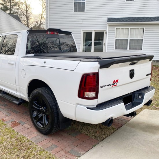 Ram 2500 Matte Black Truck Cab Spoiler 2010 - 2023 / EGR982859 (EGR982859) by www.Sportwing.com