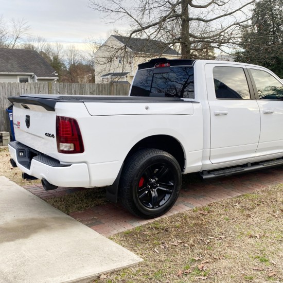 Ram 1500 Matte Black Truck Cab Spoiler 2009 - 2018 / EGR982859 (EGR982859) by www.Sportwing.com