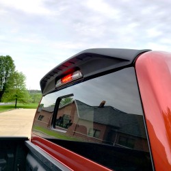 Ford Ranger SuperCrew Matte Black Truck Cab Spoiler 2019 - 2023 / EGR983559