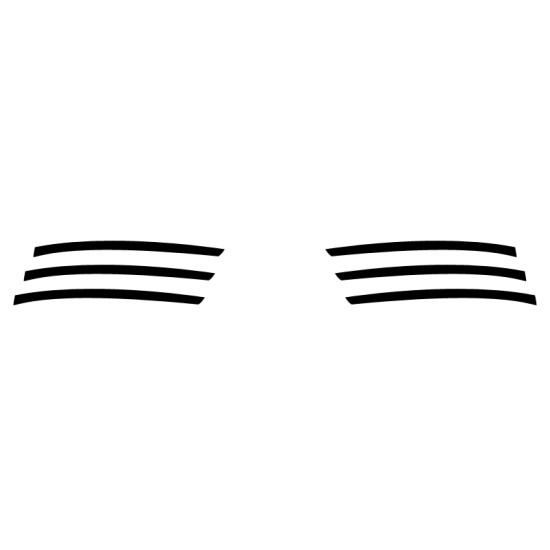 Chevrolet Camaro Gills Side Graphic Kit 2009 - 2013 / EE1508 Chevrolet Camaro Gills Side Graphic Kit 2009 - 2013 / EE1508