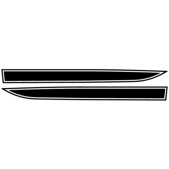 Ford Mustang Dominator Spear Hood Graphic Kit 2010 - 2012 / EE1509
