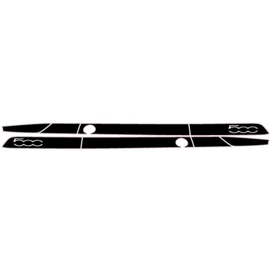 Fiat 500 SE5 NAME Graphic Kit 2011 - 2012 / EE1662 Fiat 500 SE5 NAME Graphic Kit 2011 - 2012 / EE1662