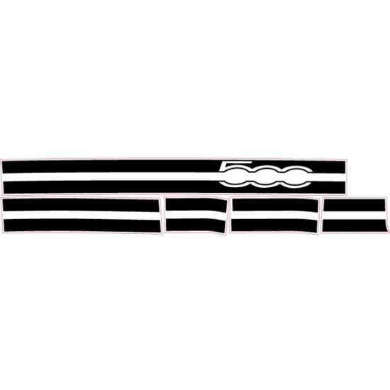 Fiat 500 Euro Rally NAME Graphic Kit 2011 - 2012 / EE1670 Fiat 500 Euro Rally NAME Graphic Kit 2011 - 2012 / EE1670