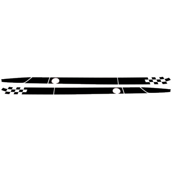 Fiat 500 SE5 Check Graphic Kit 2011 - 2012 / EE1671 Fiat 500 SE5 Check Graphic Kit 2011 - 2012 / EE1671