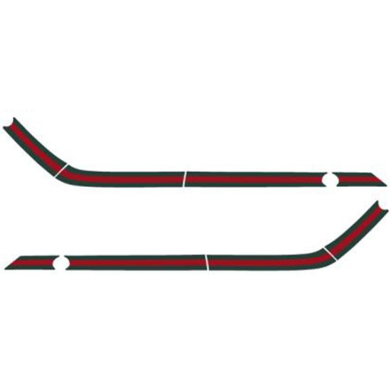 Fiat 500 Gucci Stripe Graphic Kit 2011 - 2012 / EE1739 Fiat 500 Gucci Stripe Graphic Kit 2011 - 2012 / EE1739