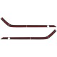 Fiat 500 Gucci Stripe Graphic Kit 2011 - 2012 / EE1739 Fiat 500 Gucci Stripe Graphic Kit 2011 - 2012 / EE1739