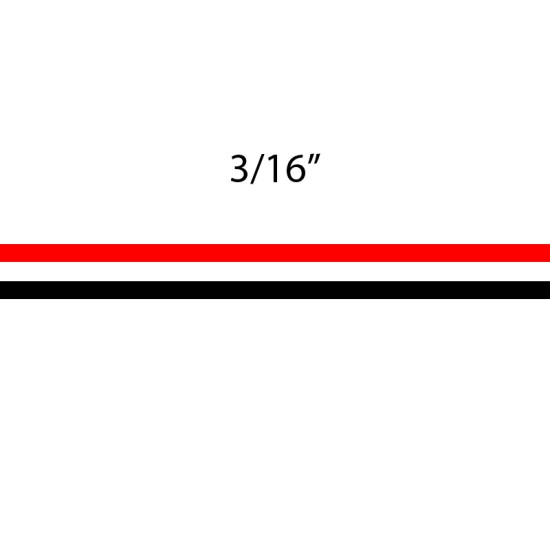 Universal Two Color Pinstripe Graphic Kit; 150' Roll - 3/16” Wide / EE316TW Universal Two Color Pinstripe Graphic Kit; 150' Roll - 3/16” Wide / EE316TW