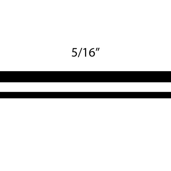 Universal One Color Pinstripe Graphic Kit; 150' Roll - 5/16” Wide / EE516 Universal One Color Pinstripe Graphic Kit; 150' Roll - 5/16” Wide / EE516
