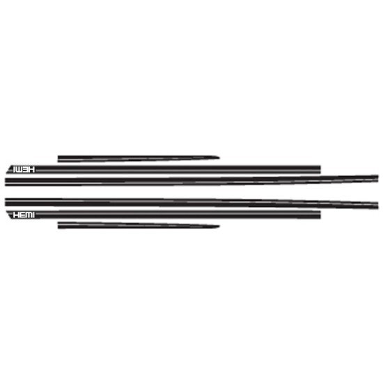 Dodge Ram Crew Cab Edge HEMI Side Graphic Kit 2019 - 2021 / EE5647 Dodge Ram Crew Cab Edge HEMI Side Graphic Kit 2019 - 2021 / EE5647