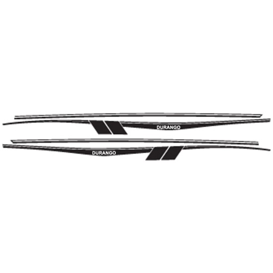 Dodge Durango Runaway NAME Side Graphic Kit 2011 - 2021 / EE6077 Dodge Durango Runaway NAME Side Graphic Kit 2011 - 2021 / EE6077