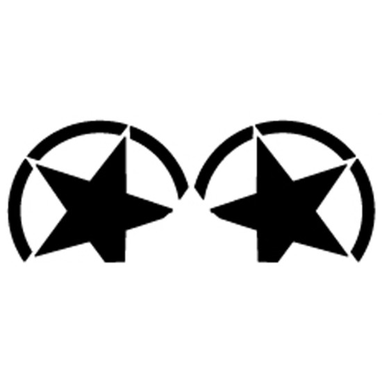 Jeep Gladiator Alpha Star Side Graphic Kit 2020 - 2021 / EE7009 Jeep Gladiator Alpha Star Side Graphic Kit 2020 - 2021 / EE7009