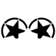 Jeep Gladiator Alpha Star Side Graphic Kit 2020 - 2021 / EE7009 Jeep Gladiator Alpha Star Side Graphic Kit 2020 - 2021 / EE7009