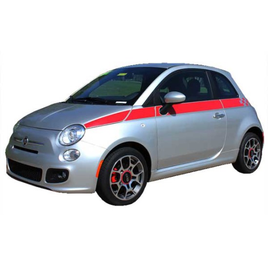 Fiat 500 SE5 Check Graphic Kit 2011 - 2012 / EE1671 Fiat 500 SE5 Check Graphic Kit 2011 - 2012 / EE1671