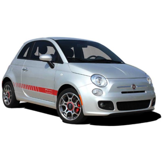 Fiat 500 Strobe NAME Graphic Kit 2012 - 2017 / EE1753 Fiat 500 Strobe NAME Graphic Kit 2012 - 2017 / EE1753