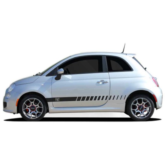 Fiat 500 Strobe NAME Graphic Kit 2011 - 2012 / EE1754 Fiat 500 Strobe NAME Graphic Kit 2011 - 2012 / EE1754