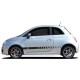 Fiat 500 Strobe NAME Graphic Kit 2011 - 2012 / EE1754 Fiat 500 Strobe NAME Graphic Kit 2011 - 2012 / EE1754