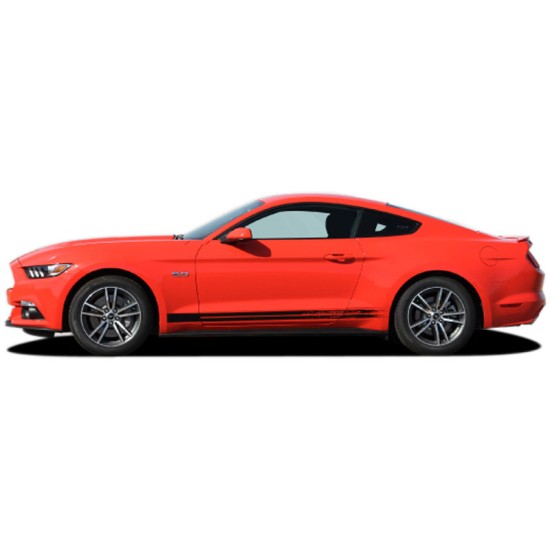 Ford Mustang Breakup Rocker Graphic Kit 2015 - 2021 / EE3438
