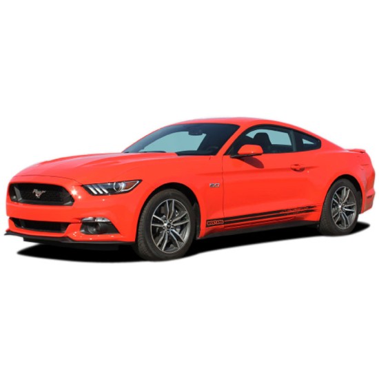 Ford Mustang Breakup NAME Rocker Graphic Kit 2015 - 2021 / EE3439