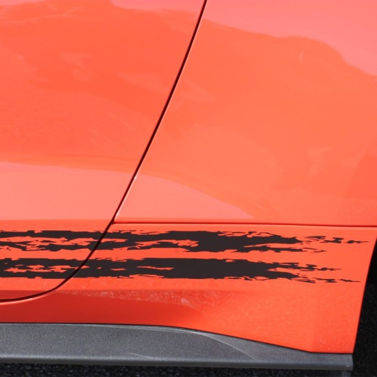 Ford Mustang Breakup NAME Rocker Graphic Kit 2015 - 2021 / EE3439 Ford Mustang Breakup NAME Rocker Graphic Kit 2015 - 2021 / EE3439