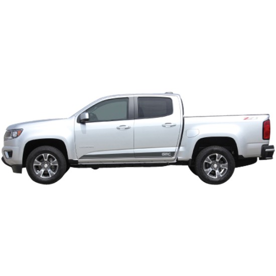 GMC Canyon Crew Cab Rampart NAME Rocker Graphic Kit 2015 - 2021 / EE4158 GMC Canyon Crew Cab Rampart NAME Rocker Graphic Kit 2015 - 2021 / EE4158