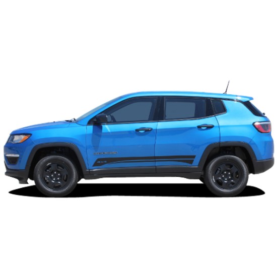 Jeep Compass Course 4X4 Rocker Graphic Kit 2017 - 2021 / EE5063