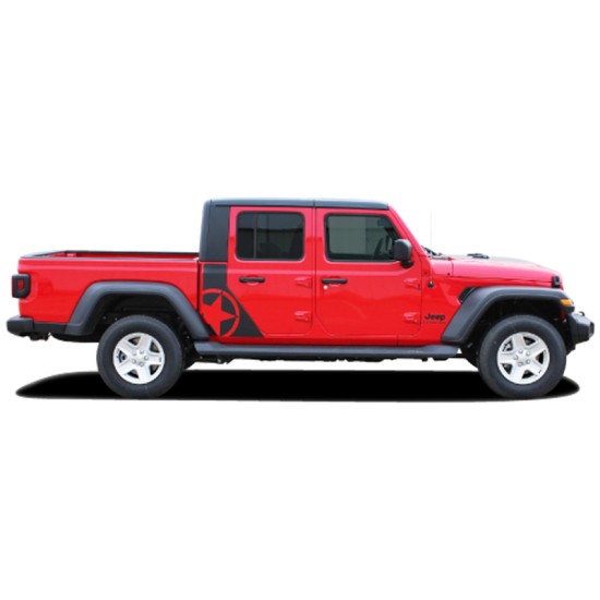Jeep Gladiator Omega Side Graphic Kit 2020 - 2021 / EE6693 Jeep Gladiator Omega Side Graphic Kit 2020 - 2021 / EE6693