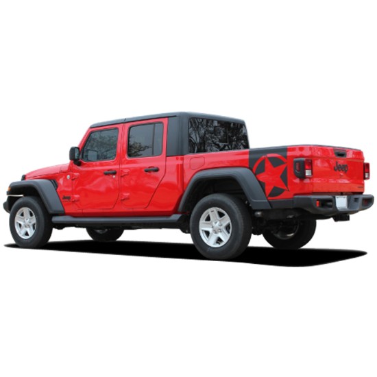 Jeep Gladiator Boot Strap Graphic Kit 2020 - 2021 / EE6715 Jeep Gladiator Boot Strap Graphic Kit 2020 - 2021 / EE6715