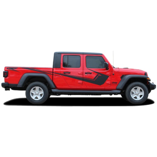 Jeep Gladiator Paramount Solid Side Graphic Kit 2020 - 2021 / EE6717 Jeep Gladiator Paramount Solid Side Graphic Kit 2020 - 2021 / EE6717
