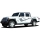 Jeep Gladiator Paramount Voided Side Graphic Kit 2020 - 2021 / EE6718 Jeep Gladiator Paramount Voided Side Graphic Kit 2020 - 2021 / EE6718