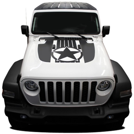Jeep Wrangler Journey Solid Hood Graphic Kit 2018 - 2021 / EE6747 (EE6747) by www.Sportwing.com Jeep Wrangler Journey Solid Hood Graphic Kit 2018 - 2021 / EE6747 (EE6747) by www.Sportwing.com