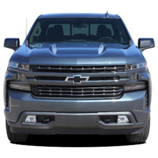 Chevrolet Silverado Spikes 4X4 Hood Graphic Kit 2019 - 2021 / EE6879 (EE6879) by www.Sportwing.com