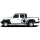 Jeep Gladiator Alpha Star Side Graphic Kit 2020 - 2021 / EE7009 Jeep Gladiator Alpha Star Side Graphic Kit 2020 - 2021 / EE7009