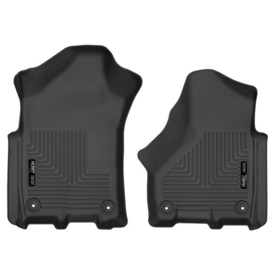 Dodge Ram 3500 Crew Cab WeatherBeater Front Floor Liners 2019 - 2021 / 1305 Dodge Ram 3500 Crew Cab WeatherBeater Front Floor Liners 2019 - 2021 / 1305