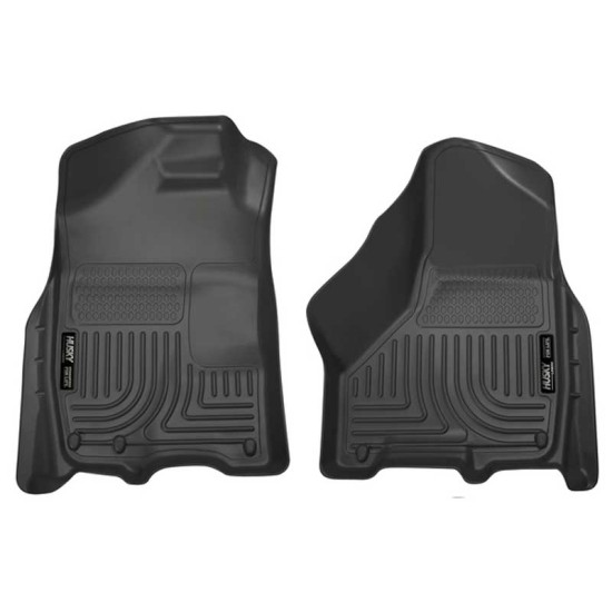 Dodge Ram 3500 Crew Cab WeatherBeater Front Floor Liners 2010 - 2018 / 1800 Dodge Ram 3500 Crew Cab WeatherBeater Front Floor Liners 2010 - 2018 / 1800