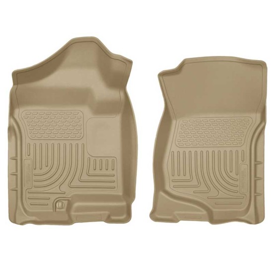 Chevrolet Silverado 3500 HD LTZ Extended Cab WeatherBeater Front Floor Liners 2007 / 1820
