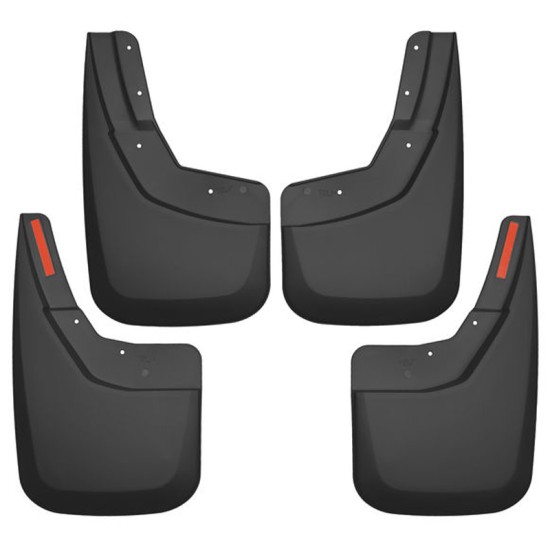 Chevrolet Silverado 3500 HD Full Mud Guard Set 2015 - 2019 / 56886 Chevrolet Silverado 3500 HD Full Mud Guard Set 2015 - 2019 / 56886
