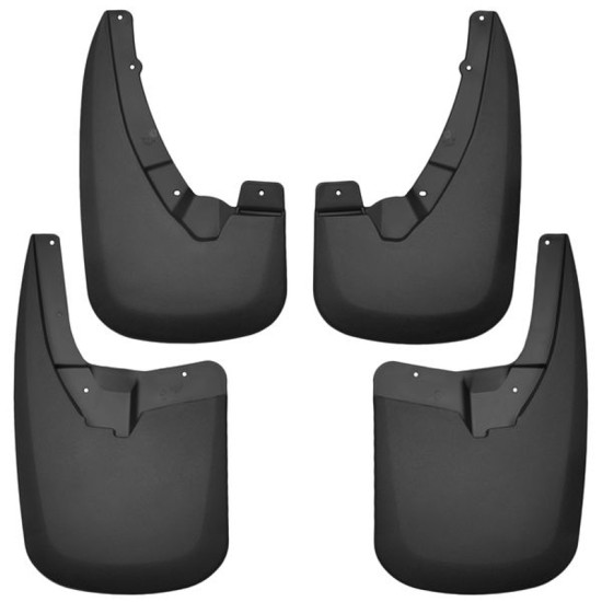 Dodge Ram 3500 Full Mud Guard Set 2010 - 2018 / 58176 Dodge Ram 3500 Full Mud Guard Set 2010 - 2018 / 58176