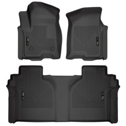 Chevrolet Silverado 3500 HD Crew Cab WeatherBeater Front & 2nd Row Floor Liners 2020 - 2023 / 9402