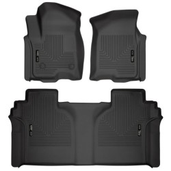 Chevrolet Silverado 1500 Crew Cab WeatherBeater Front & 2nd Row Floor Liners 2019 - 2023 / 9402