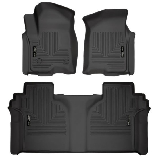 Chevrolet Silverado 3500 HD Crew Cab WeatherBeater Front & 2nd Row Floor Liners 2020 - 2023 / 9402 (9402) by www.Sportwing.com Chevrolet Silverado 3500 HD Crew Cab WeatherBeater Front & 2nd Row Floor Liners 2020 - 2023 / 9402 (9402) by www.Sportwing.com